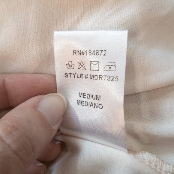 & Merci Cream Textured Pom Pom Swiss Dot Dress with Ruffle Hem Size M EUC - Picture 14 of 15